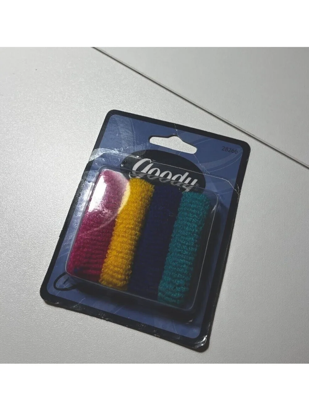 Vintage 1999 Goody 4 Terry Stretch Ponytail Holders Scrunchies NIB